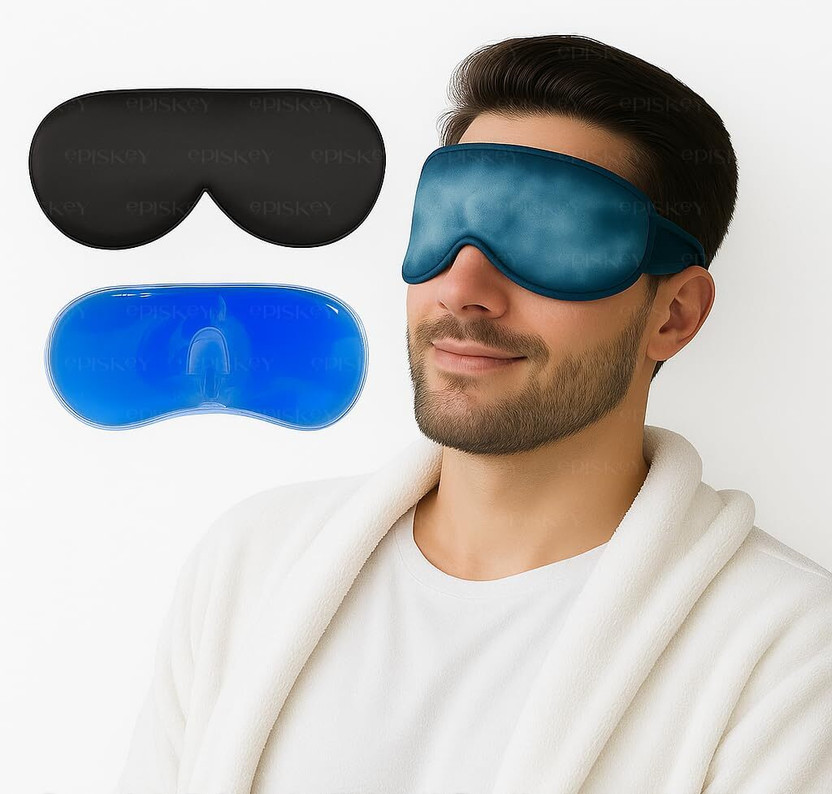 Episkey Velvet Cooling Gel Relaxing Eye Sleep Mask For Dark Circles Dry Eyes Pain Relief(1 Unit)