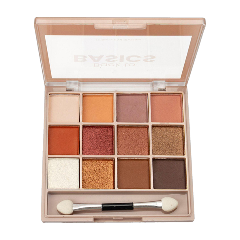 MARS 12 Shades Back to Basics Eyeshadow palette 14.4 g(Shade-02)