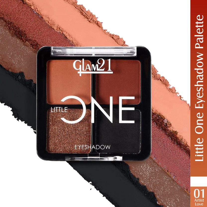 Glam21 Glam21 Cosmetics Little One Eyeshadow Palette Ultra Pigmented Longlasting Eye Make Up,Pocket Size 3.5 g(ARTIST LOVE) - Flipkart Deal