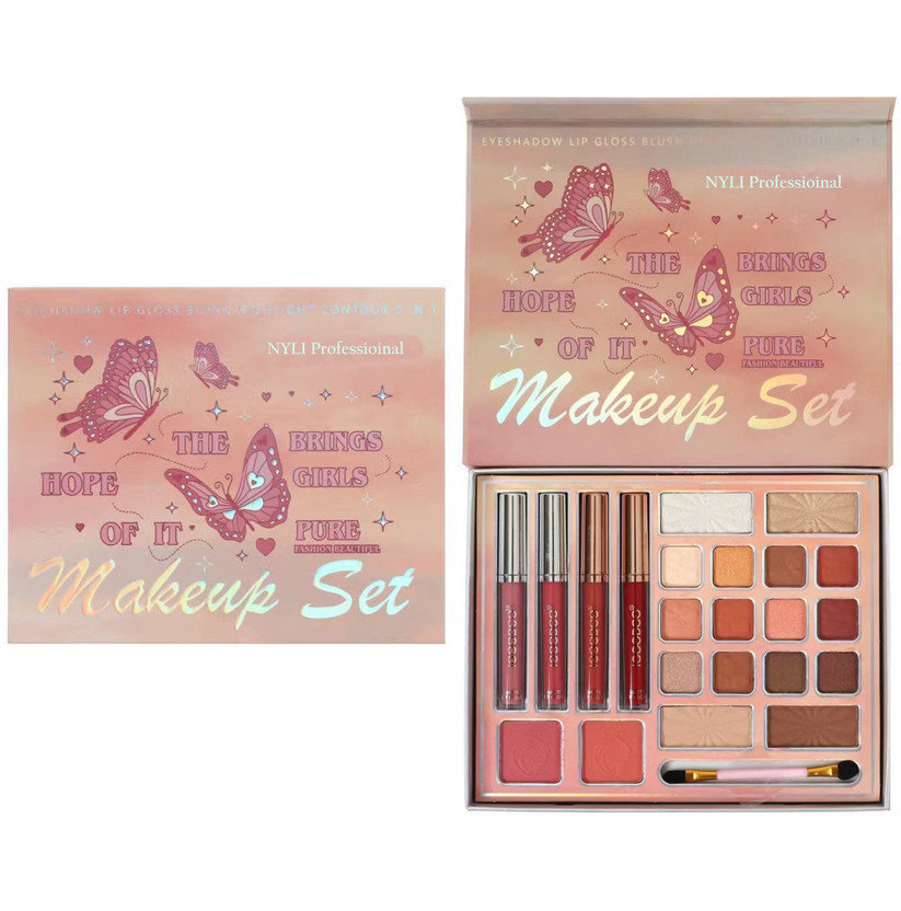 NYLI NYLI Professional All In One Makeup Kit Palette - 18 Shades of Face Makeup & 4 Lipstick combo set - Flipkart Deal