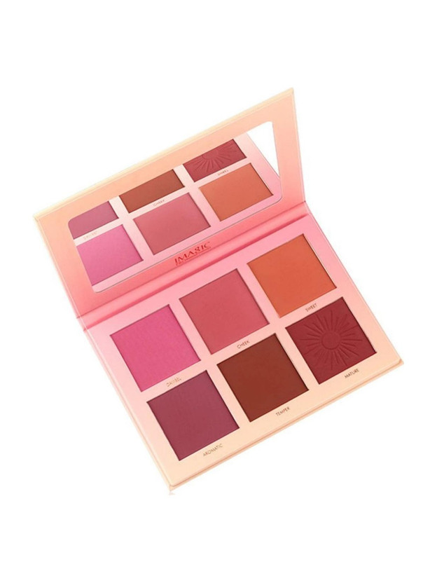 IMagic Touch Blush Palette 6 Colors ProfessionalCheek Blush 8 ml(Multicolor)