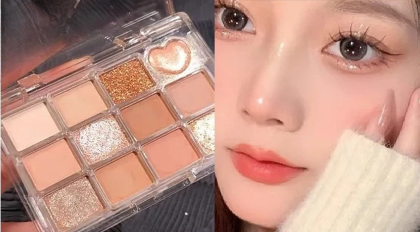 FLORERO FLORERO Korean Eye Glitter Makeup 12 colors high pigment eyeshadow 14 g(multi color) - Flipkart Deal