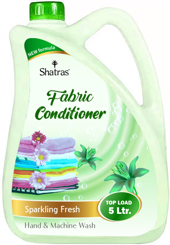 Shatras Liquid Fabric Softener- With Long-Lasting Freshener-FRESH(5000 ml)