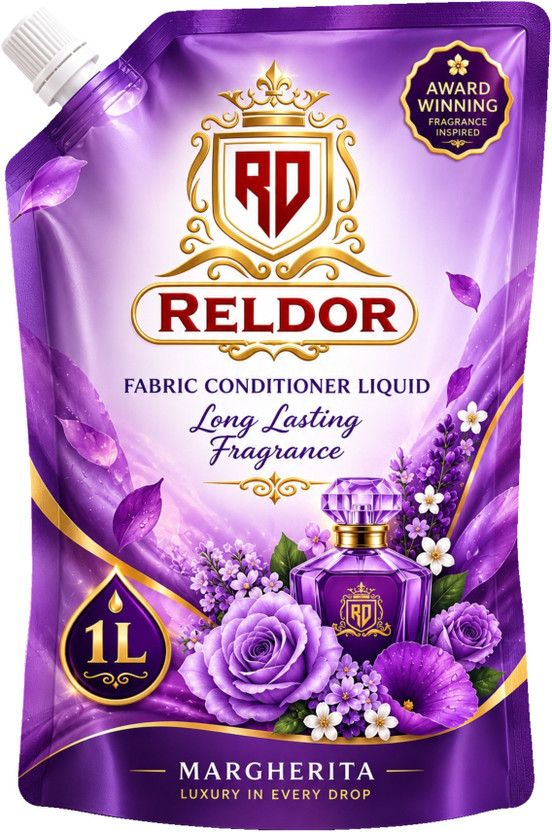RELDOR After Wash Fabric Conditioner, fresh all day freshness & long lasting fragrance(3 x 333.33 ml)