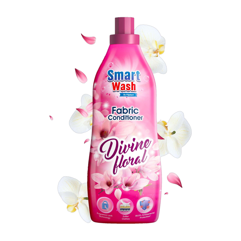 Smart Wash by Flipkart Fabric Conditioner Divine Floral(1 L)