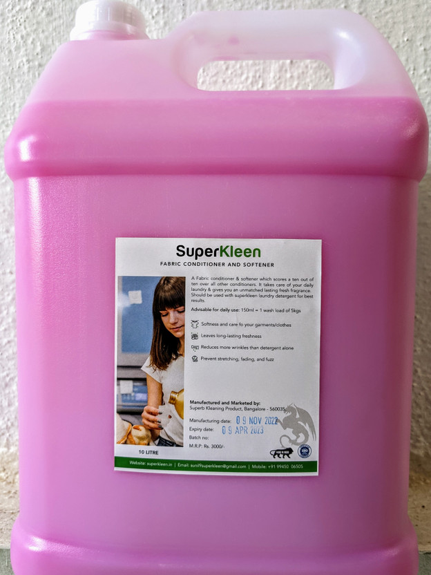 SUPERKLEEN SUPERKLEEN fabric softener and conditioner(10 L) - Flipkart Deal