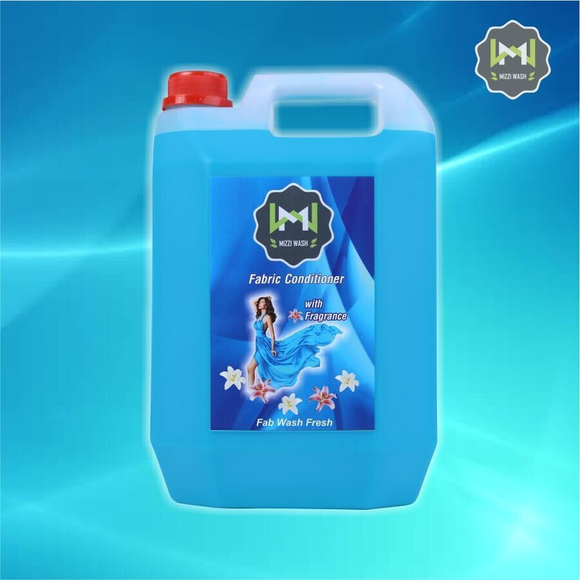 MIZZIWASH After Wash Liquid Fabric Softener - For Softness, Shine & Long Lasting Freshness(5 L)