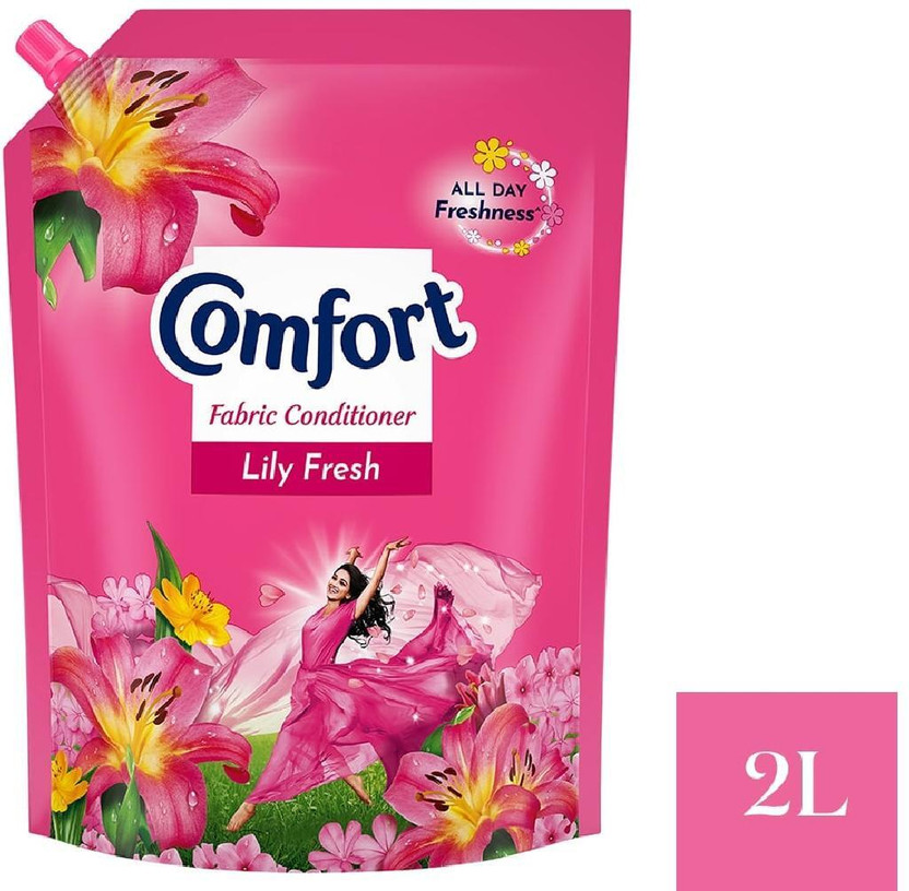 Comfort After Wash Lily Fresh Fabric Conditioner Pouch(2 L)