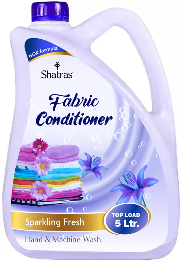 Shatras Liquid Fabric Softener- With Long-Lasting Freshener-LAVENDER(5000 ml)