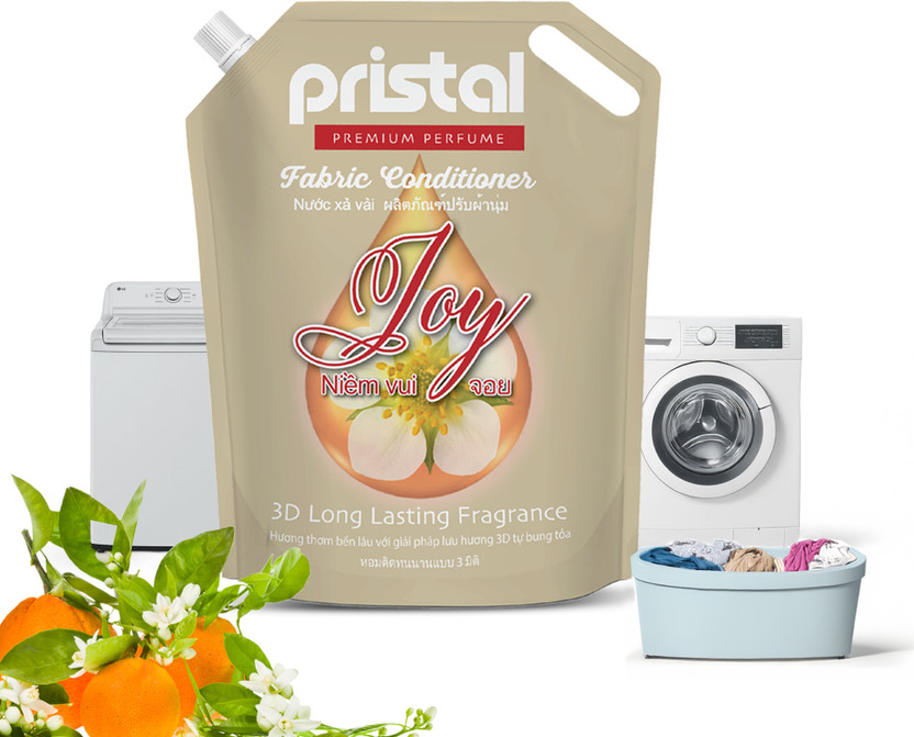 Pristal Joy Fabric Conditioner - “Reclaim Your Bubbling Joy” Softens, Reduce Wrinkles(2 L)