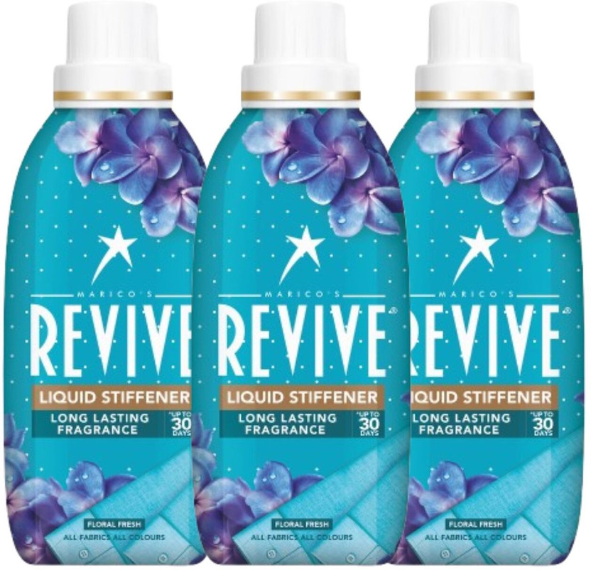 Revive Liquid Stiffener with Floral Fresh Fragrance, Long lasting fragrance Fabric Stiffener(1185 g)