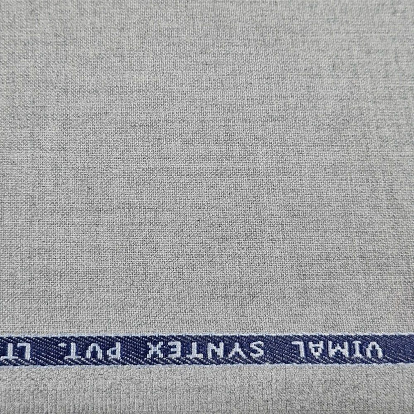 VIMAL SUITING Cotton Blend Solid Trouser Fabric