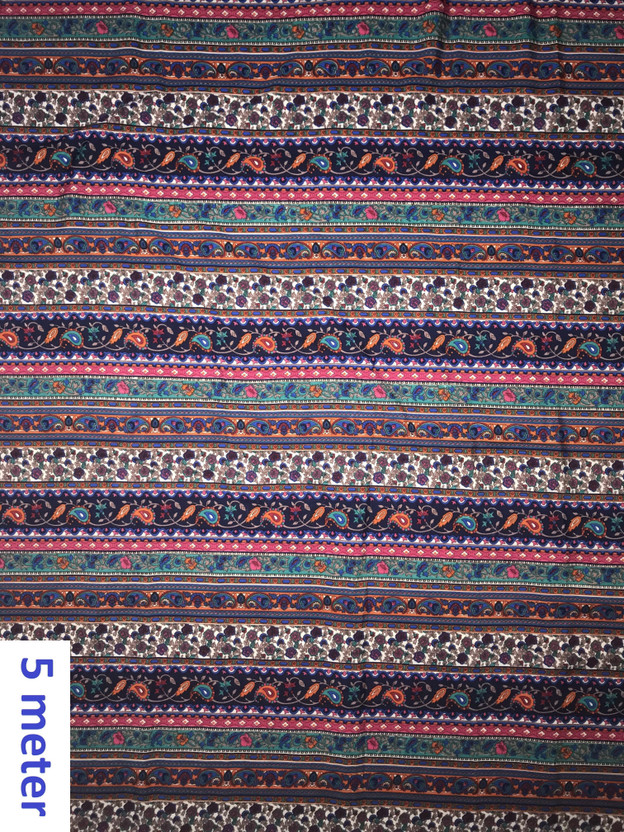 SKYVILLA Crepe Floral Print Kurta Fabric