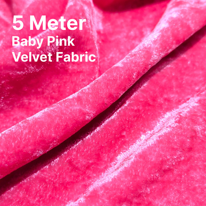 DCPL VELVET CREATION Velvet Solid Kurta Fabric