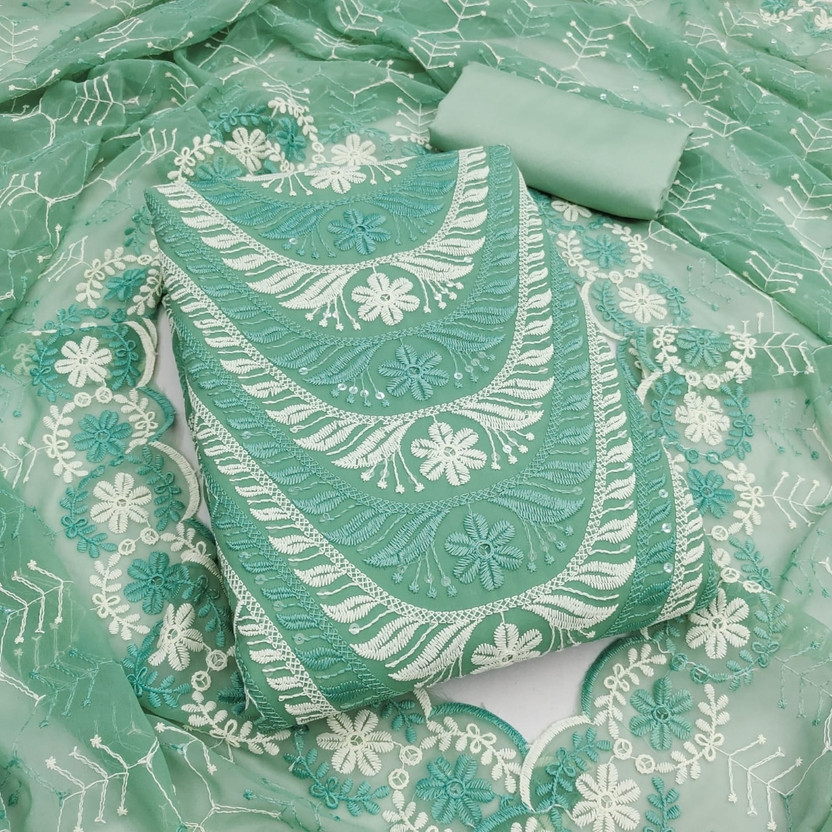 Divastri Georgette Embroidered Salwar Suit Material