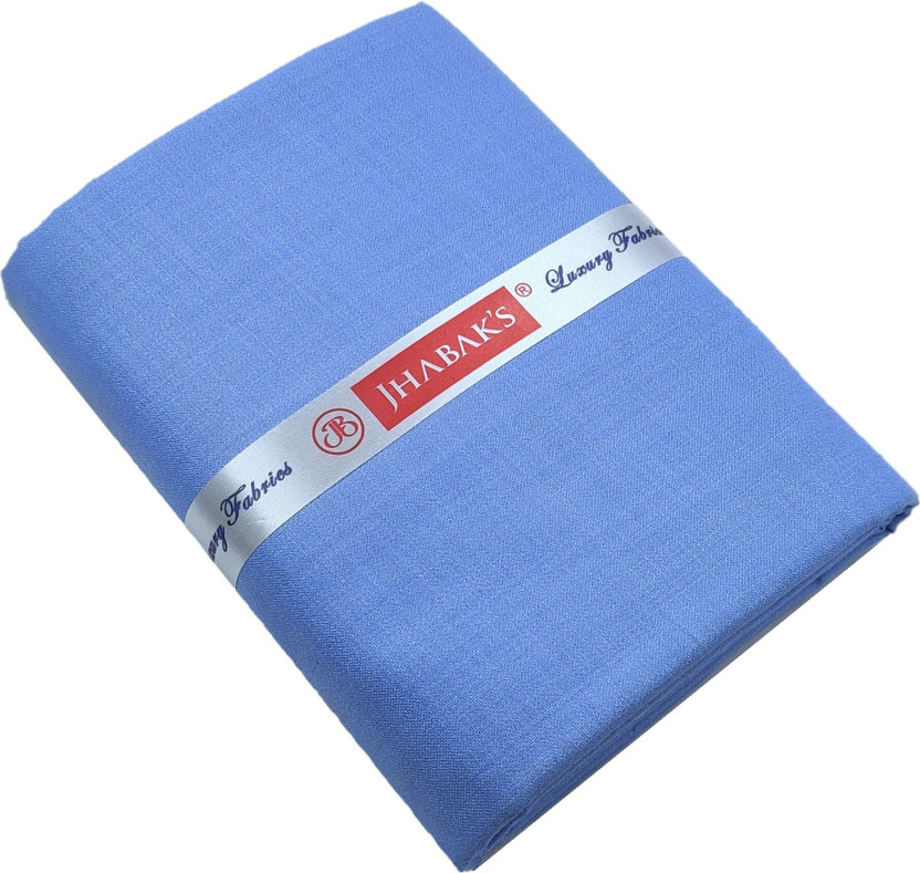 Flipkart JHABAK'S Cotton Blend Solid Shirt Fabric - Flipkart Deal
