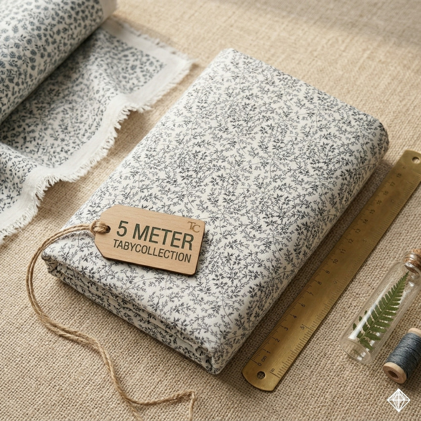 TABY COLLECTION Cotton Linen Printed Salwar Suit Material