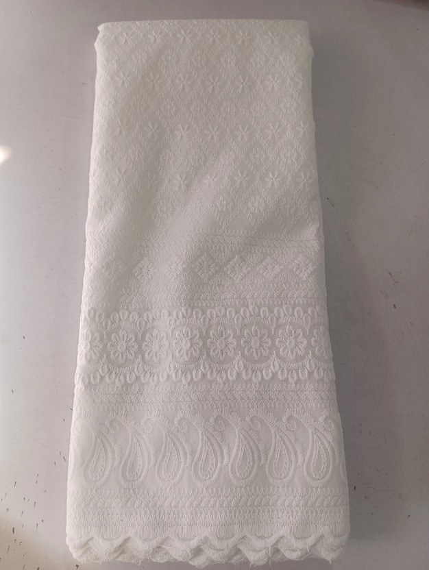 Rudrahhub Cotton Blend Embroidered Kurta & Palazzo Material