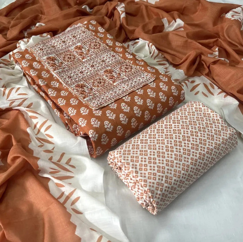 REET MAHAL Wool Printed Salwar Suit Material