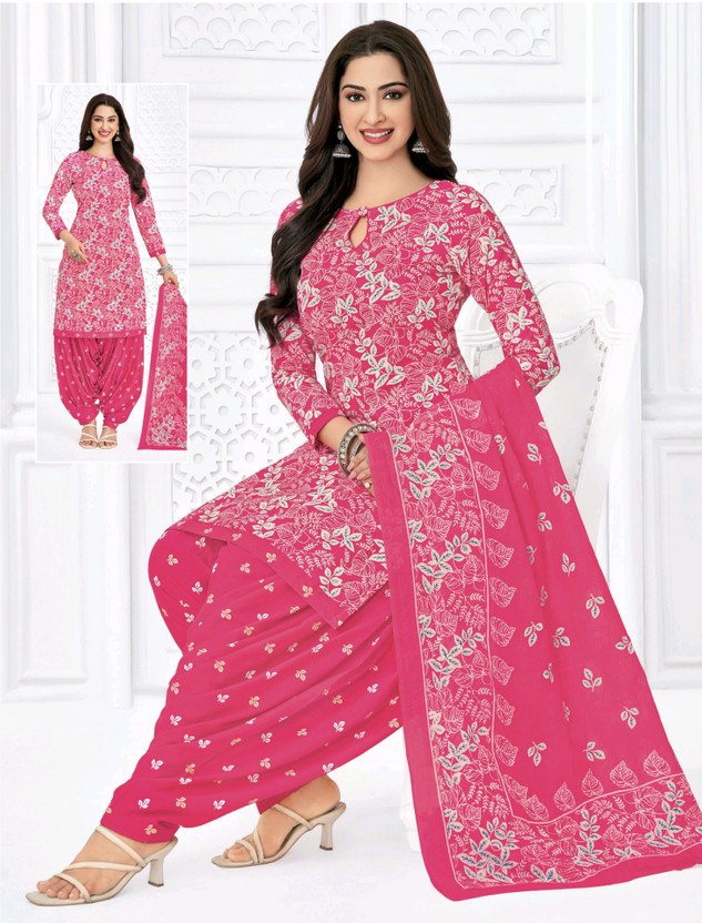 Myras Pure Cotton Printed Salwar Suit Material
