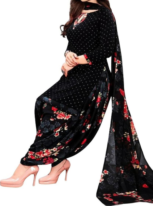 THIRA Crepe Printed Salwar Suit Material