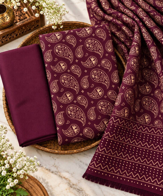 universe universe creation Wool Printed Salwar Suit Material - Flipkart Deal