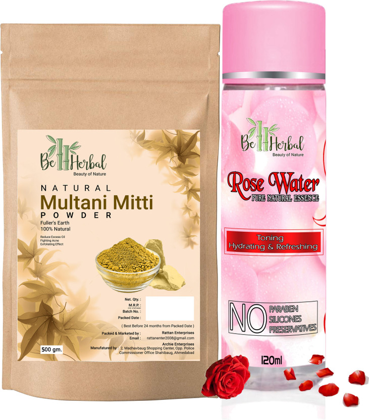 BE HERBAL Pure Natural mitti(620 g)