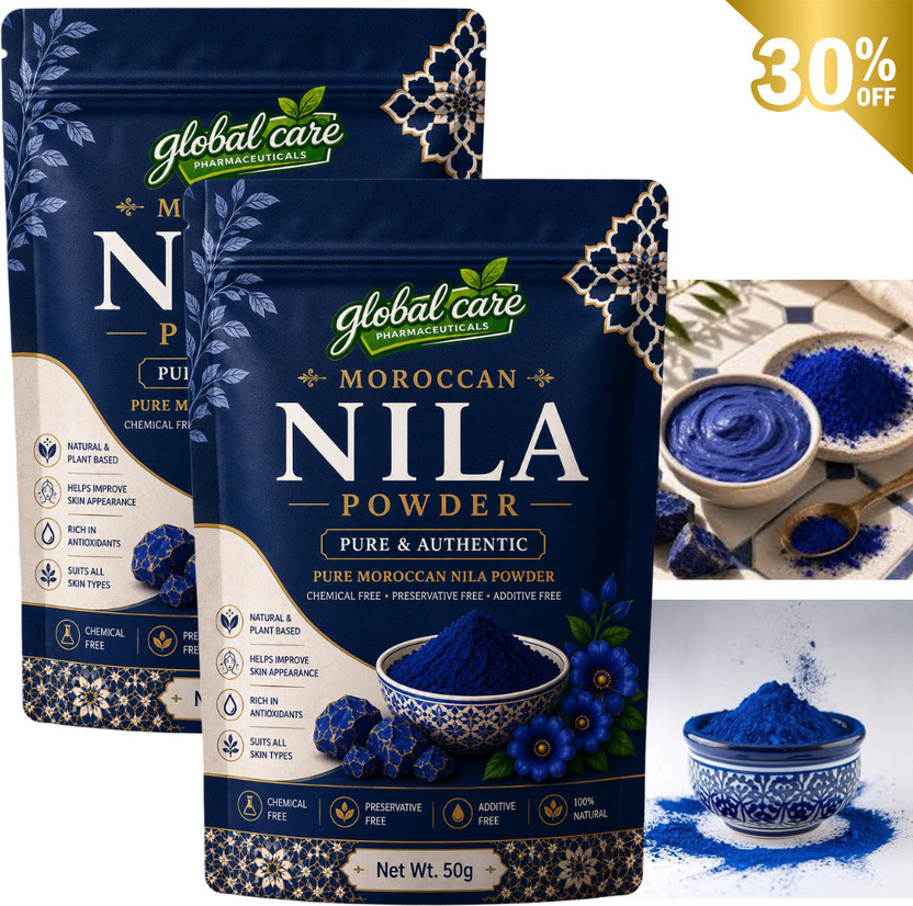 global care PACK OF 2 Moroccan Nila Powder Beauty Ritual(81 g)