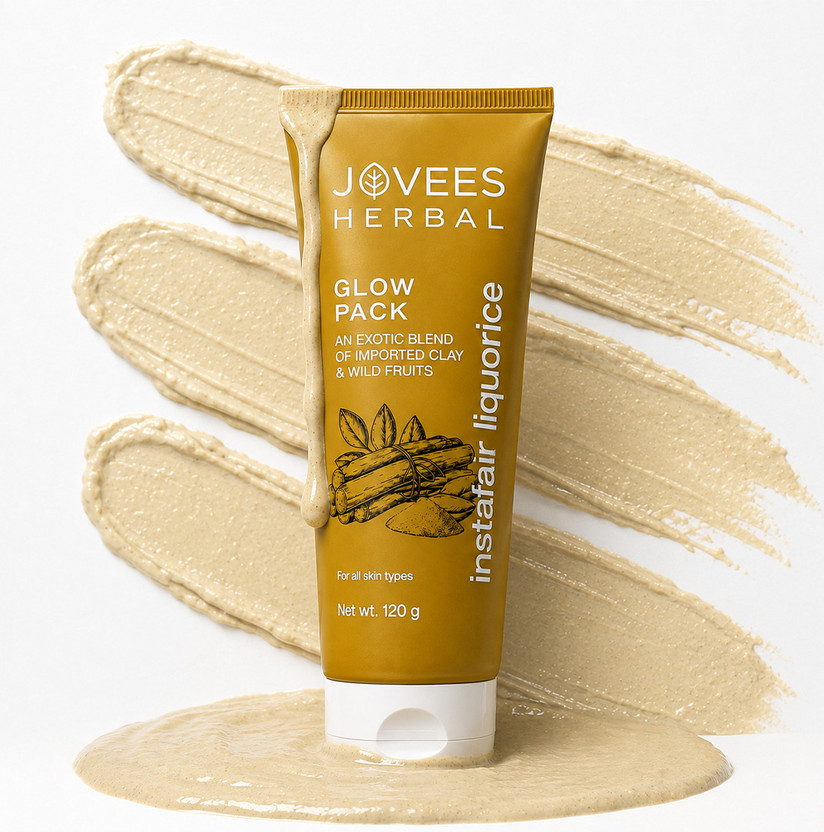 Jovees Jovees Herbal Insta Fair Glow Face Pack - Liquorice-120 gm(120 g) - Flipkart Deal