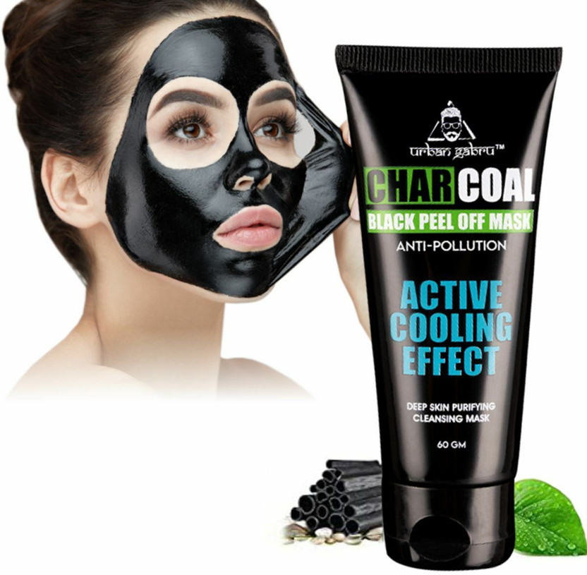 urbangabru Charcoal Black Peel Off Mask Anti pollution(60 g)