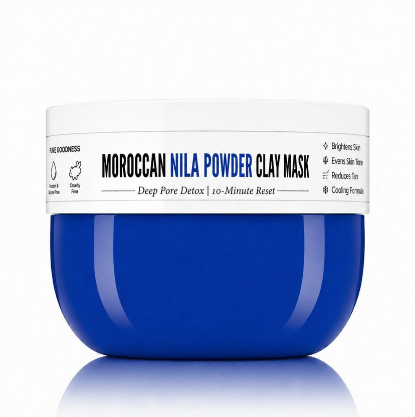 MEEOOW MEEOOW CLUB Moroccan Nila Powder Brightening & De-Tan Clay Mask(80 g) - Flipkart Deal