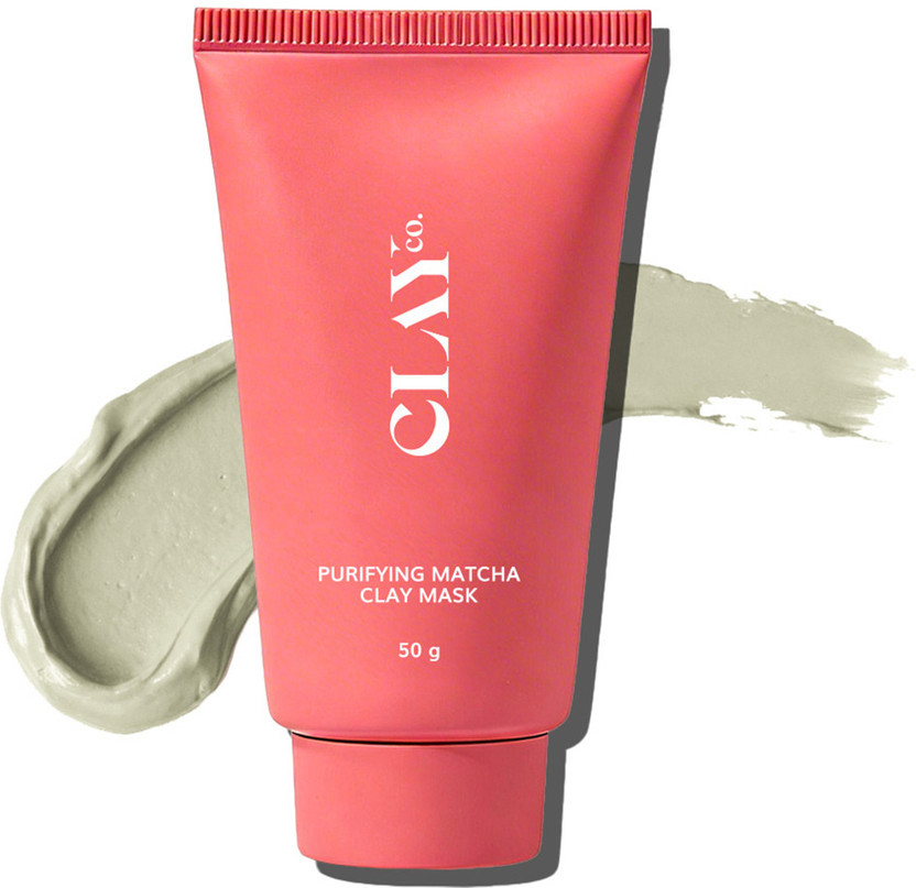 ClayCo. Purifying Matcha Clay Mask - Reduce Acne, Hydrate & Unclog Pores(50 g)