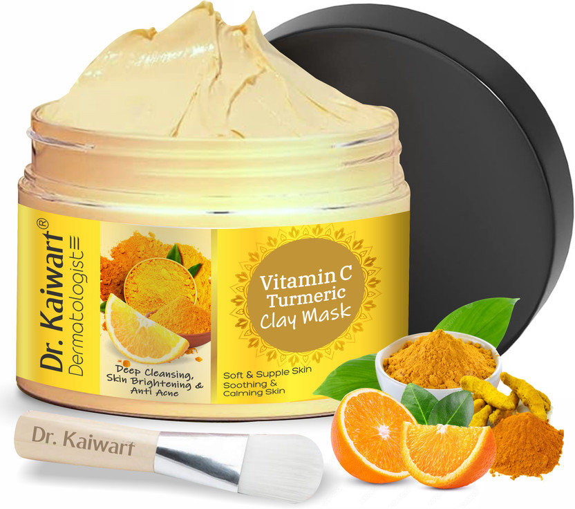 Dr. Dr. Kaiwart Vitamin C Clay Mask for Brightening & Soothing(100 g) - Flipkart Deal