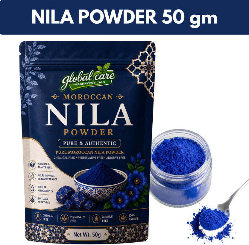 global care Moroccan Nila Powder 50G | Natural Skincare Powder(50 g)