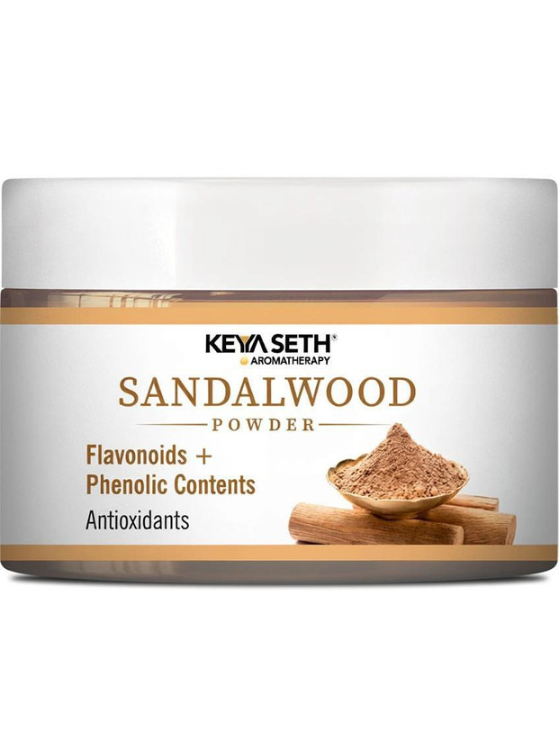 KEYA SETH AROMATHERAPY Sandalwood Powder Face Pack for Tan Removal, Anti-Aging, Acne & Even Skin Tone(100 g)