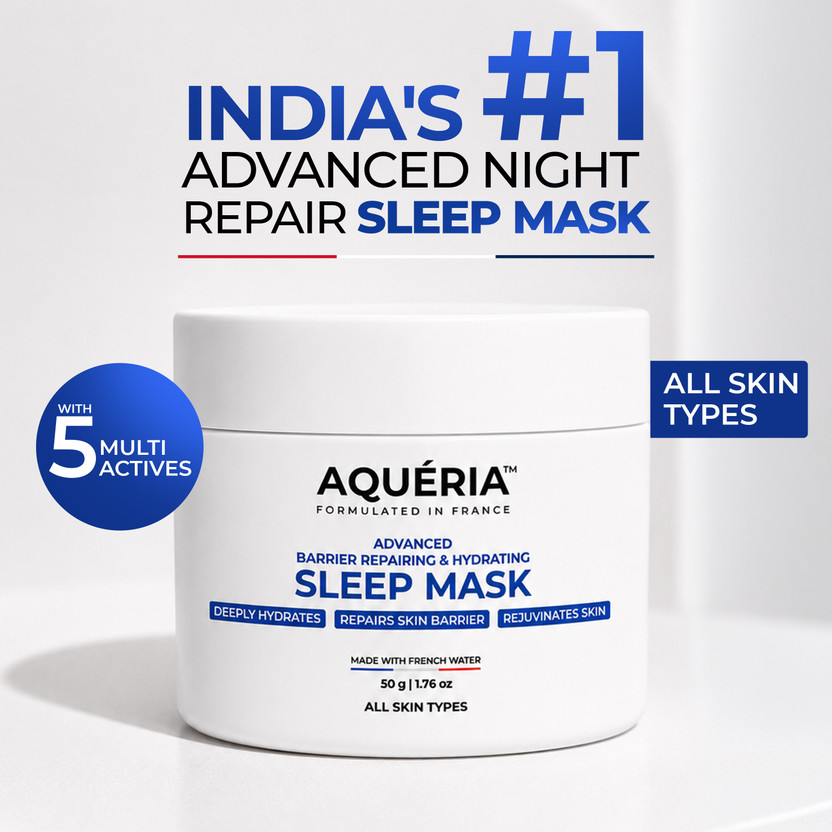 Aqueria Advanced Barrier Repair & Hydrating Sleep Mask | Overnight Mask |(50 ml)