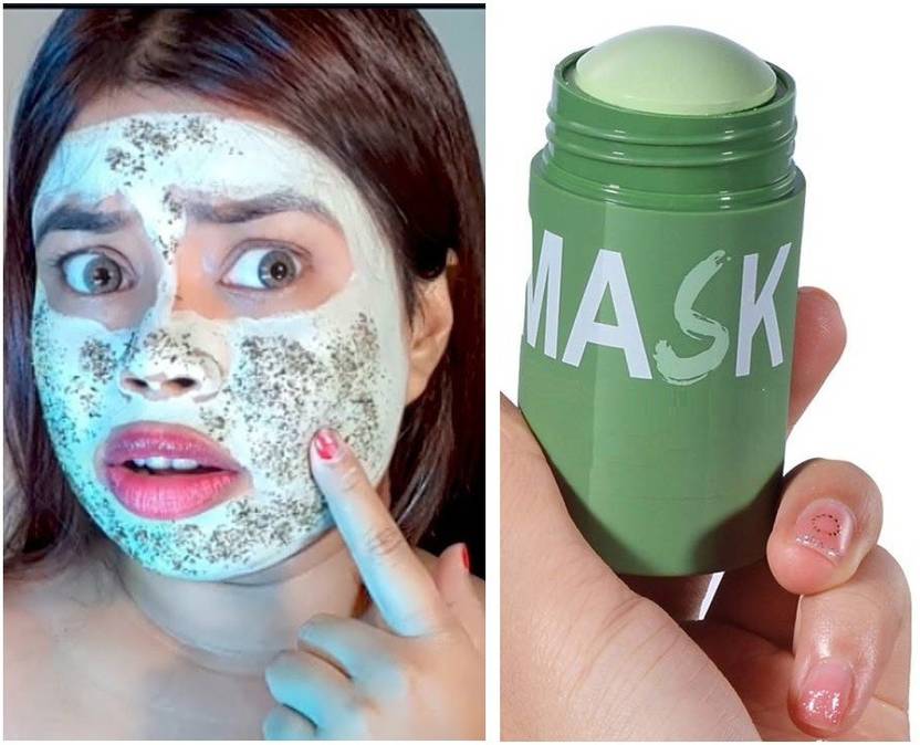 Yuency Facial Oil Control, Green Tea Clay Stick mask, Detoxing & Toning Face Mask Price in