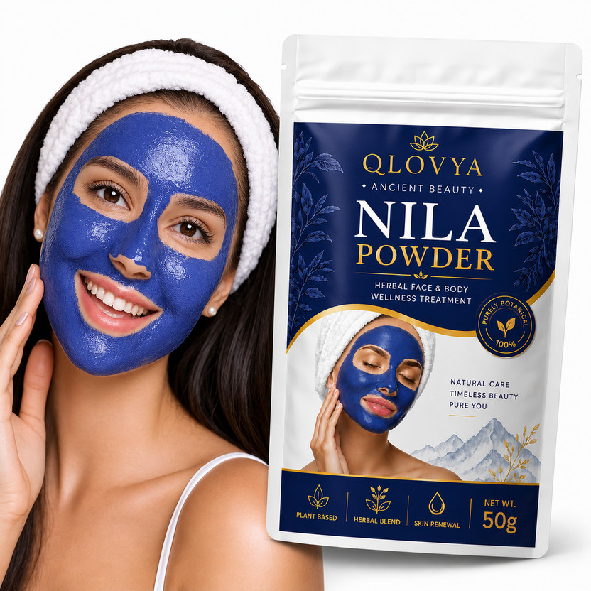 QLOVYA Moroccan Tan Removal Brightening Powder Clay Mask(55 g)