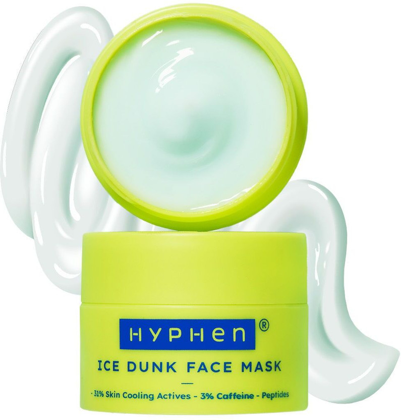 HYPHEN HYPHEN Ice Dunk Face Mask With 31% Cooling Actives | 3% Caffeine - Instant Depuff(50 g) - Flipkart Deal