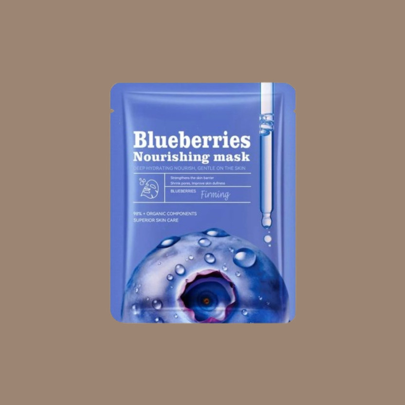 KUMIJASHI Complete Blueberry Care Mask for Firming, Glow and Moisture(25 g)