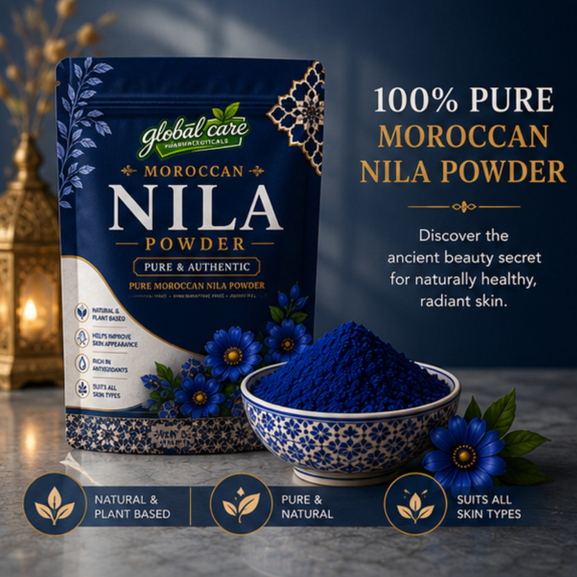 global care Moroccan Nila Powder 50G | Natural Face Care(50 g)