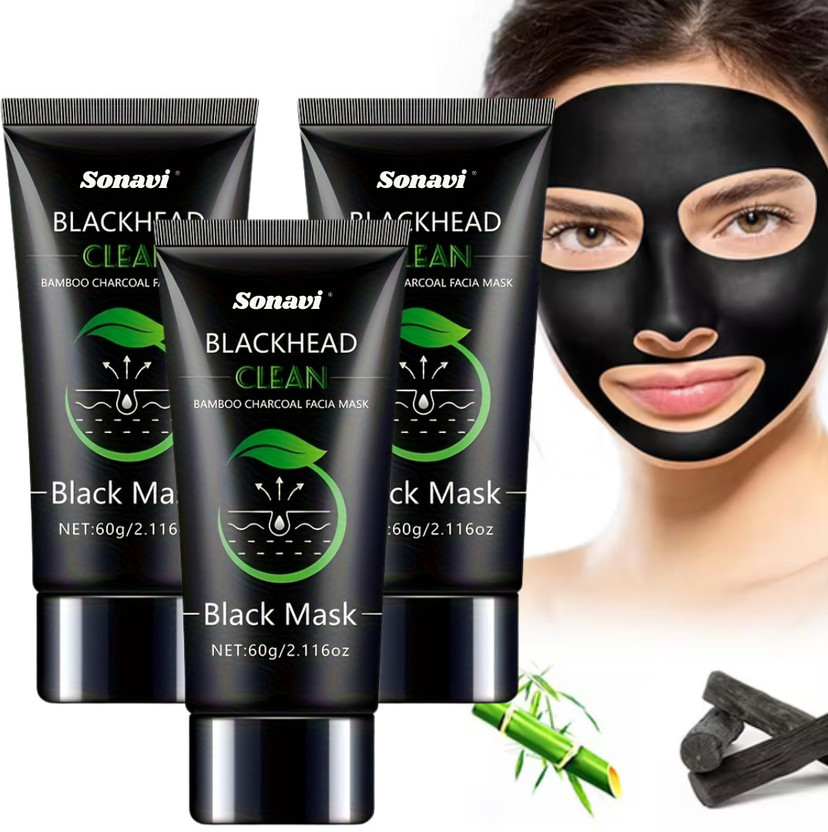 Sonavi Charcoal Peel Off Mask For Blackhead, Dead Skin & Tan Removal(180 g)