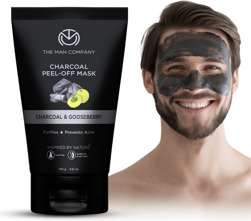 THE MAN COMPANY Charcoal Peel Off Mask Moringa & Gooseberry(100 g)