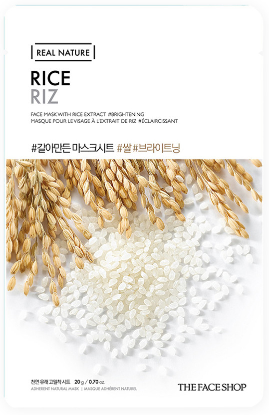 The Face Shop Real Nature Rice Face Mask Sheet Mask(20 g)