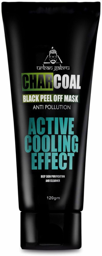 urbangabru Charcoal Peel Off Mask for Blachead and Whitehead Remover(120 g)