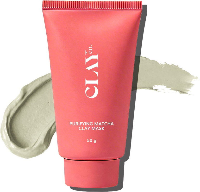 ClayCo. Purifying Matcha Clay Mask - Reduce Acne, Hydrate & Unclog Pores(50 g)