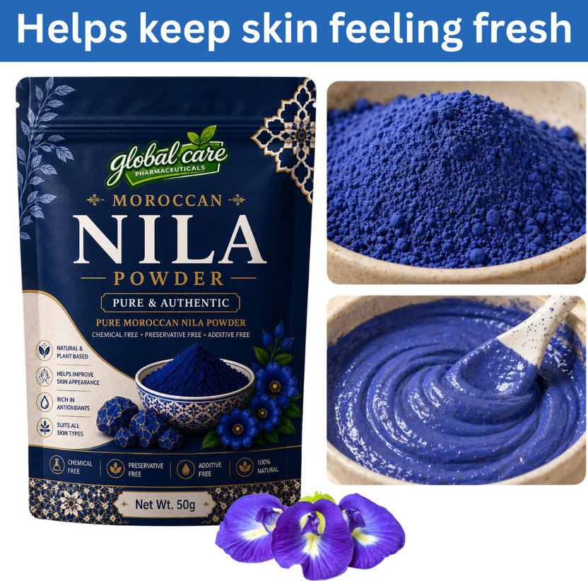 global care Moroccan Nila Powder 50G | Herbal Beauty Powder(50 g)
