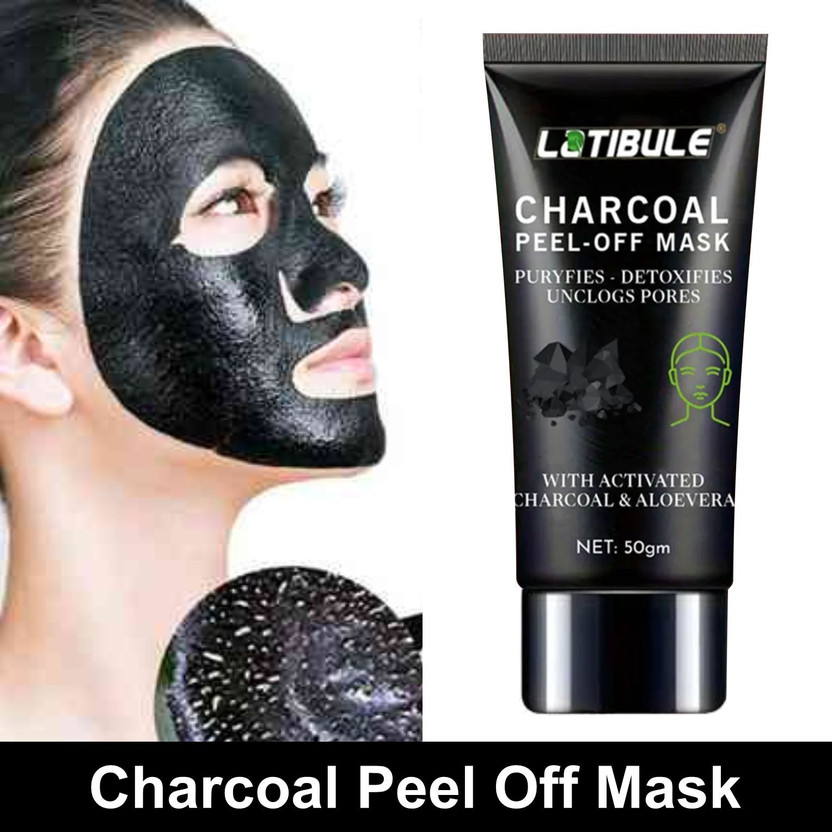 Latibule Charcoal Peel Off Mask for Men & Women – Effective Blackhead & Whitehead Remover(50 g)