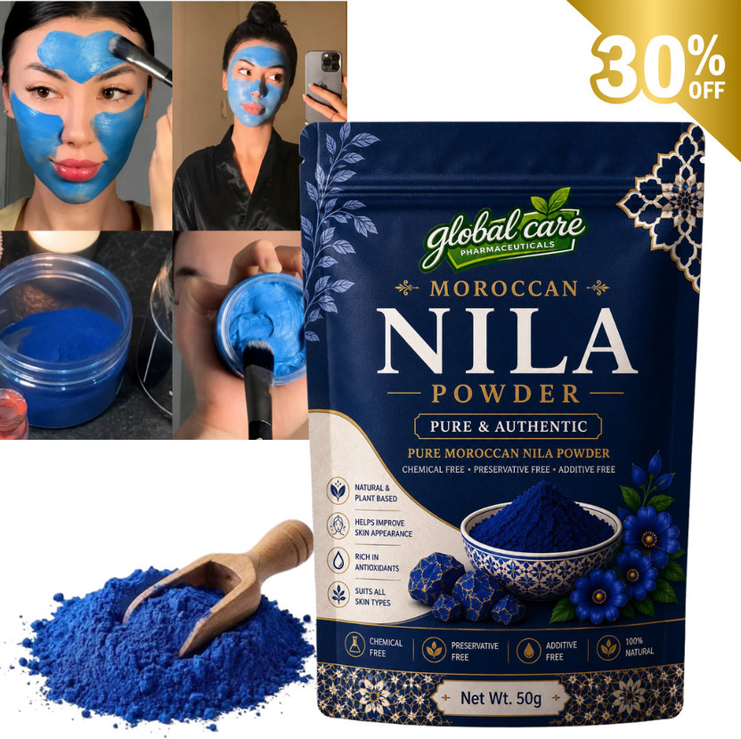 global care Moroccan Nila Powder 50G | Natural Body Care(50 g)