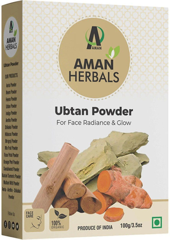 AMAN 100%Herbal Natural Ubtan face radiance & glow powder(100 g)